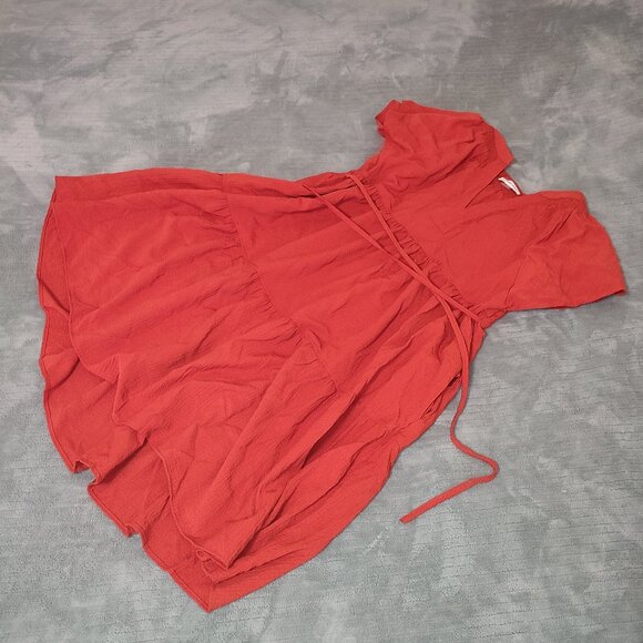 Calvin Klein Dress with Pockets Summer Comfy Casual Dark Orange School Work - Picture 1 of 9